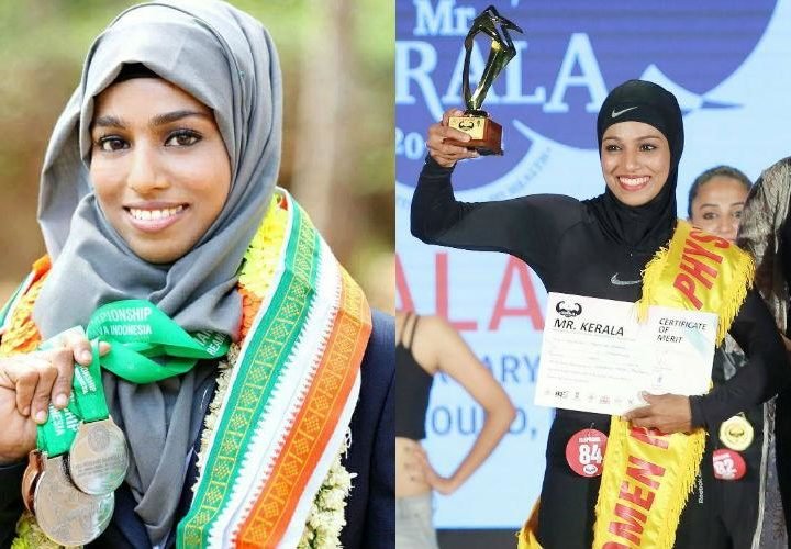 Majiziya Bhanu- The Hijab clad female fitness model of Kerala