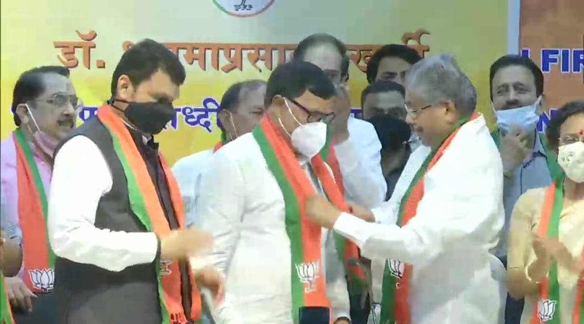 Kripashankar Singh joined Bhartiya Janata Party in Mumbai in the presence of Devendra Fadnavis and Chandrakant Patil.