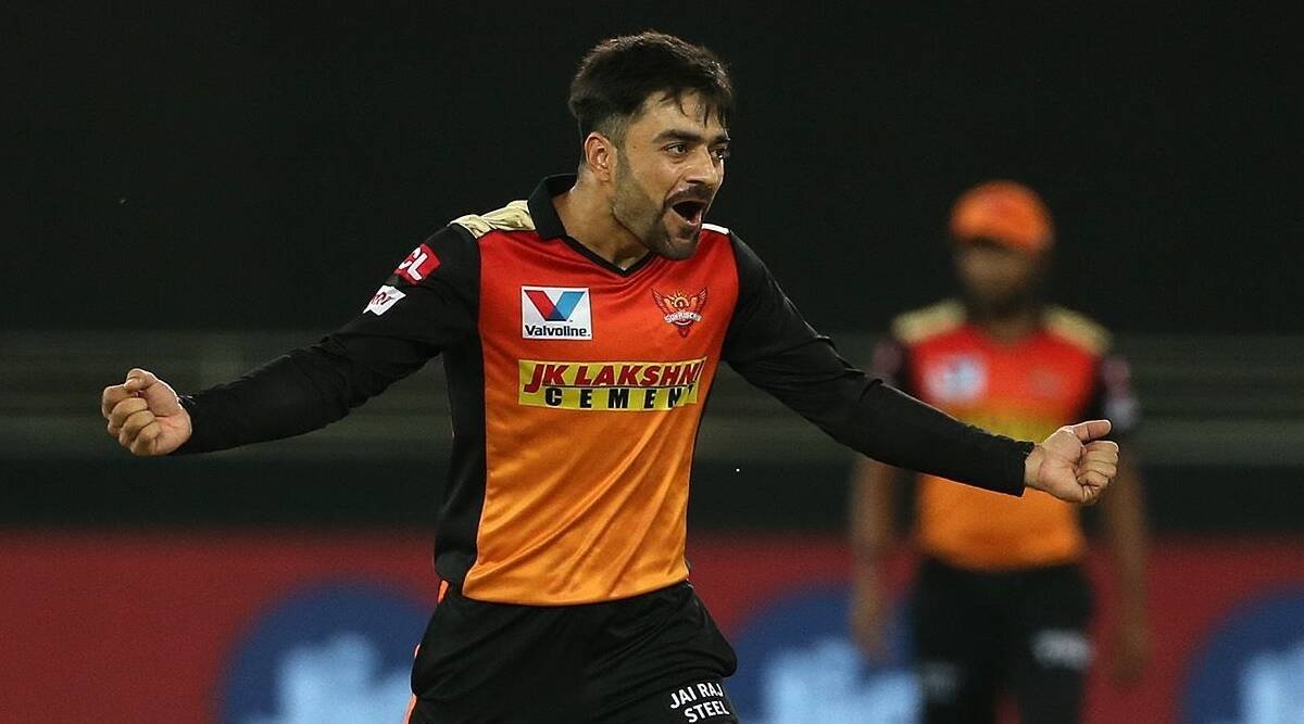 Rashid Khan in action for Sunrisers Hyderabad during IPL 2020. (File)