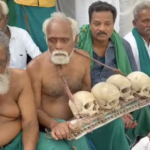 Tamil Nadu Farmers Bring Protest to Delhi, Demand Crop Price Hike: Resort to Symbolic Gesture with Skulls, Bones